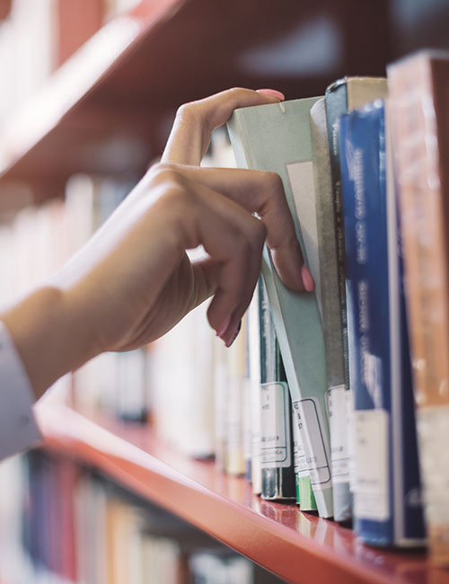 stack of books newsletter