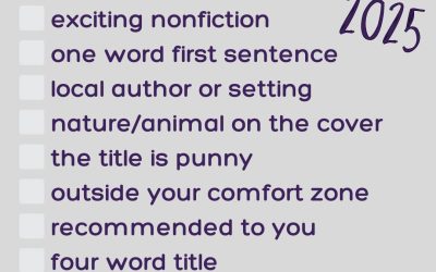 Reading Scavenger Hunt for 2025!